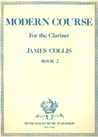 Modern course vol.2 for clarinet