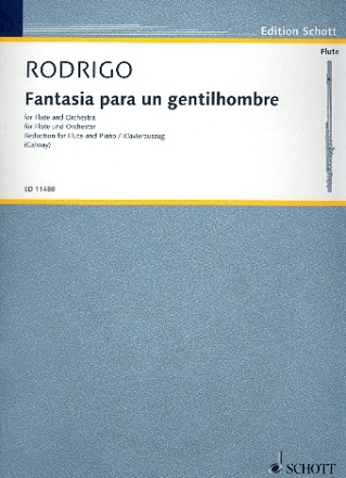 Fantasia para un gentilhombre fr Flte und Orchester fr Flte und klavier