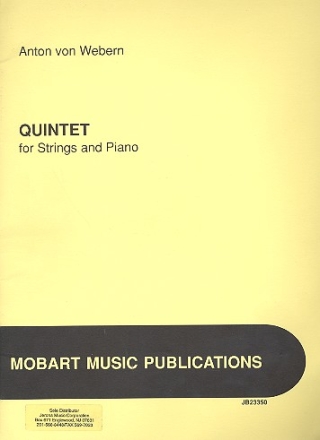 Quintet  for string quartet and piano parts