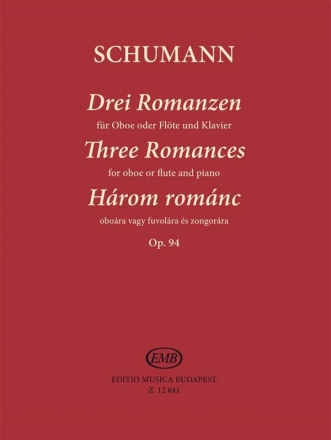 3 Romanzen op.94 fr Flte (Oboe) und Klavier