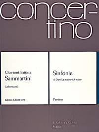 Sinfonie A-Dur J-C 62 fr Streichorchester Partitur