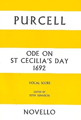Ode on Saint Cecilia's Day for mixed chorus and orchestra vocal score (en)