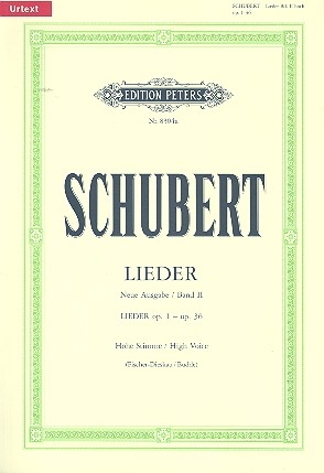 Lieder Band 2 fr hohe Singstimme und Klavier