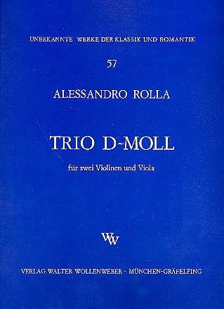 Trio d-Moll fr 2 Violinen und Viola Stimmen