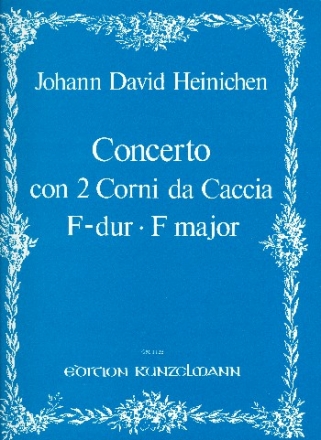 Concerto F-Dur con 2 corni da caccia (e archi) Klavierauszug