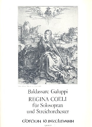 Regina coeli fr Sopran und Streichorchester Partitur und Stimmen (1-1-1-1)