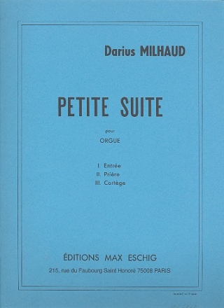 Petite suite op.348 pour orgue