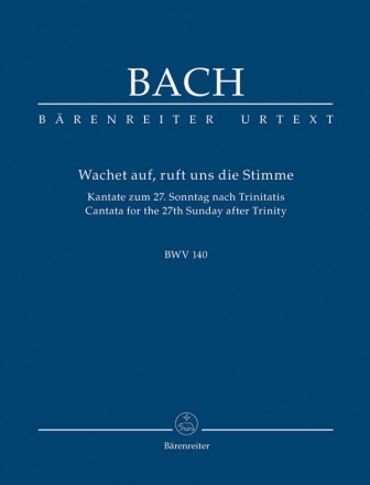 Wachet auf ruft uns die Stimme Kantate Nr.140 BWV140 Studienpartitur (dt)