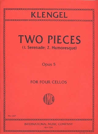 2 Pieces op.5 for 4 violoncellos Score and parts