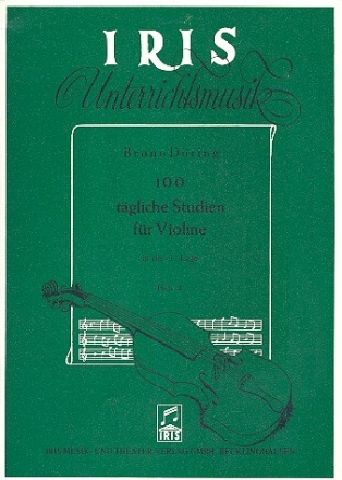 100 tgliche Studien Band 4 fr Violine