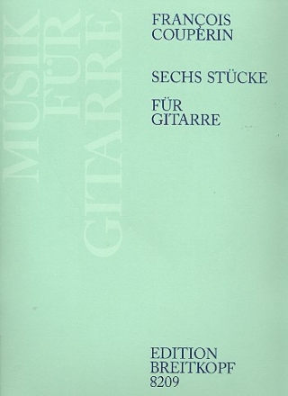 6 Stcke fr Cembalo fr Gitarre