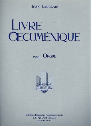 Livre oecumnique pour orgue