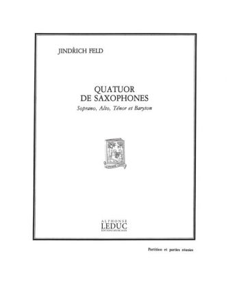 QUATUOR DE SAXOPHONES SOPRANO, ALTO, TENOR ET BARYTON PARTITION