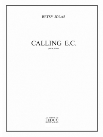Calling E.C. 1982 pour piano