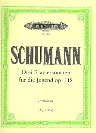 3 Sonaten fr die Jugend op.118 fr Klavier