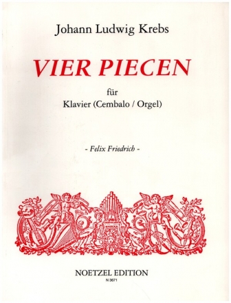 4 Piecen  fr Klavier (Cembalo, Orgel)