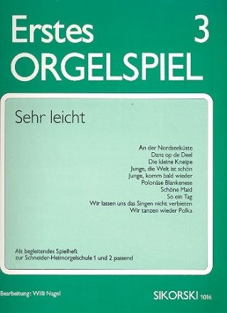 Erstes Orgelspiel Band 3  