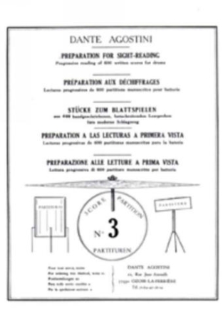 Preparation for Sight-Reading vol.3 dechiffrages pour batterie Notenlesung