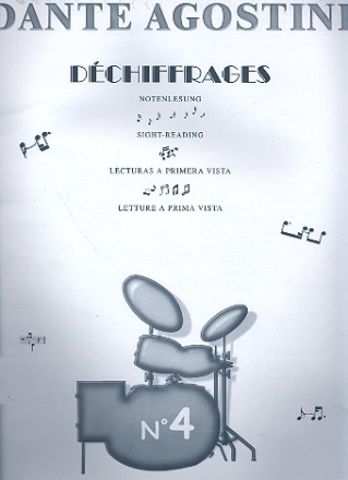 Preparation for Sight-Reading 4 Progressive reading of 600 written scores for drums
