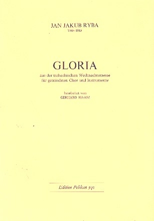 Gloria fr 3 gemischte Stimmen und Orchester Partitur