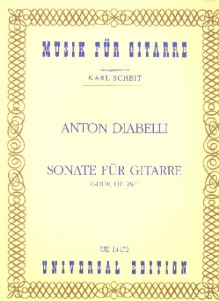 Sonate C-Dur op.29,1 fr Gitarre