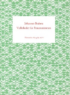 Volkslieder fr Frauenchor Der Chorsinger Partitur (dt)