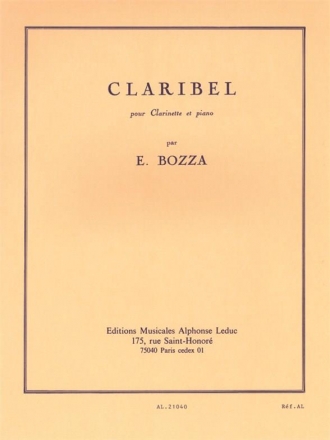 Claribel pour clarinette et piano