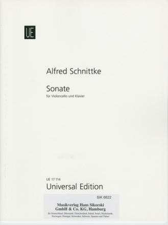 Sonate fr Violoncello und Klavier