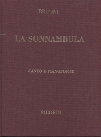 La Sonnambula Klavierauszug (it, geb)