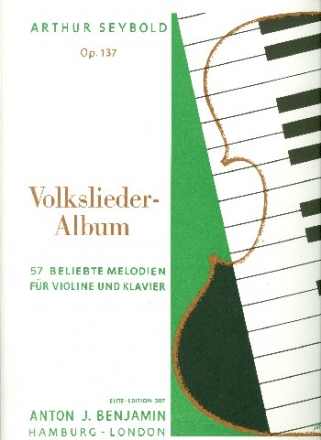 Volksliederalbum op.137 fr Violine und Klavier