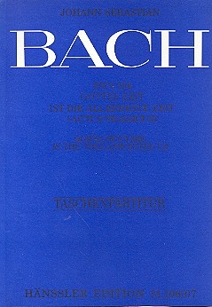 Gottes Zeit ist die allerbeste Zeit Kantate Nr.106 BWV106 Studienpartitur (dt/en)