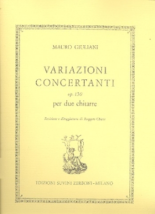 Variazioni concertanti op.130 per 2 chitarre