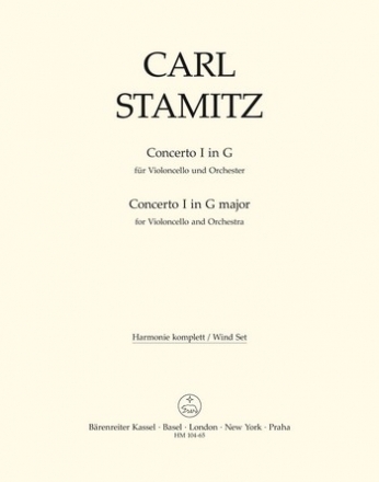 Konzert G-Dur Nr.1 fr Violoncello und Orchester Harmonie