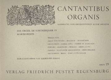 Die Orgel im Kirchenjahr Band 4 Marienfeste