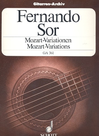 Mozart-Variationen op.9 fr Gitarre