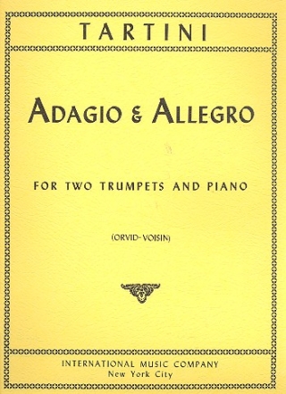 Adagio and Allegro 2 trumpets and piano