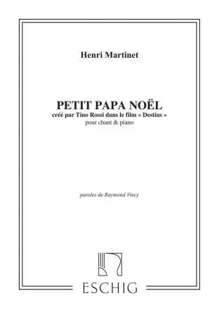 Petit Papa Noel fr Gesang und Klavier Einzelausgabe