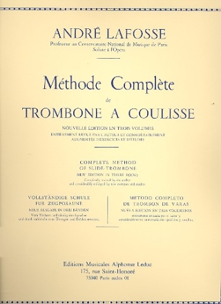 Mthode complte vol.3 pour trombone