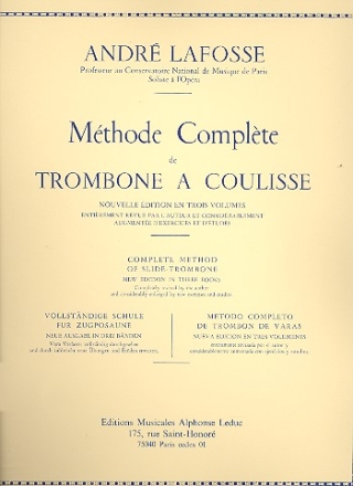 Mthode complte vol.3 pour trombone