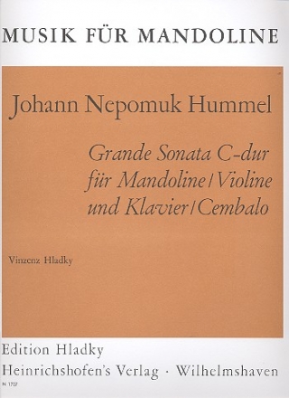 Grande Sonata C-Dur fr Mandoline (Violine) und Klavier (Cembalo)