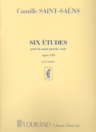 6 tudes op.135 pour la main gauche pour piano