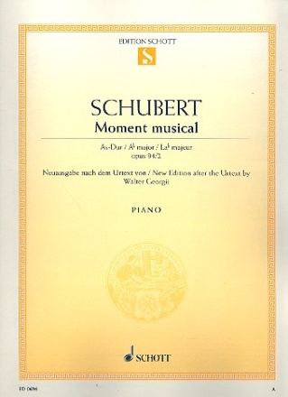 Moment musical As-Dur op.94,2 fr Klavier