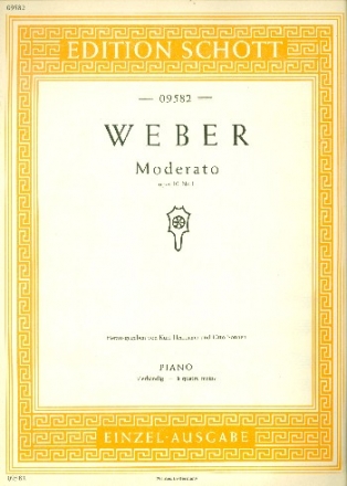 Moderato op.10,1 fr Klavier zu 4 Hnden