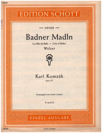 Badner Madln op.257 Walzer fr Klavier