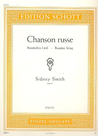 Chanson russe op. 31 fr Klavier (mit Text)