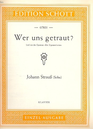 Wer uns getraut? fr Klavier