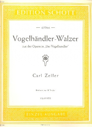 Walzer aus Der Vogelhndler fr Klavier