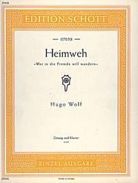 Heimweh fr tiefe Singstimme und Klavier