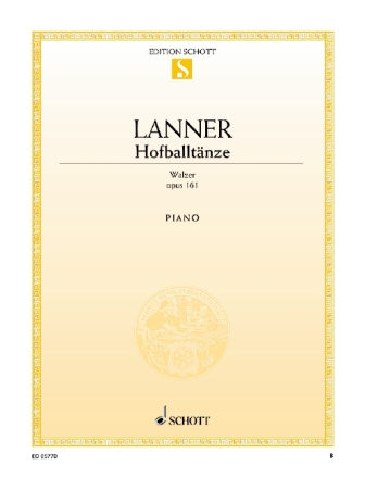 Hofballtnze op. 161 fr Klavier Einzelausgabe