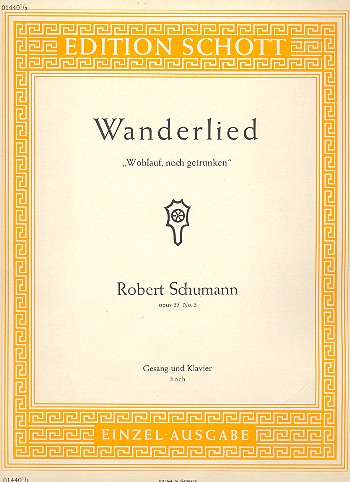 Wanderlied op.35,3 fr Gesang (hoch) und Klavier